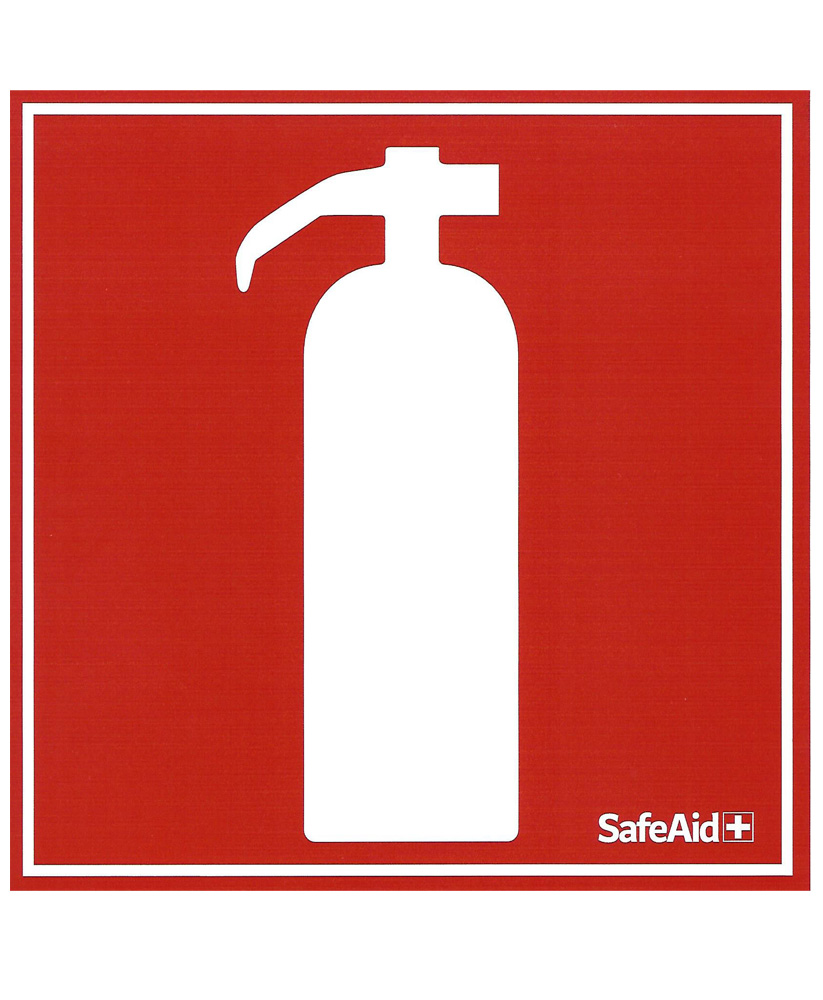 Skylt Brandsläckare