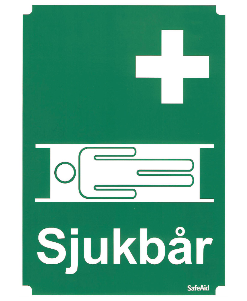 Skylt Sjukbår