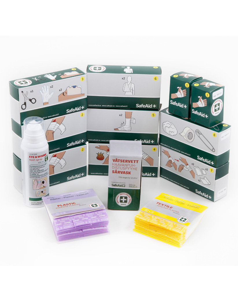 Komplett refill Första hjälpen tavla	1017